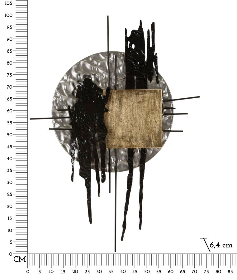 Wandpaneel Abstrakt Cripton Bunt – Wanddeko