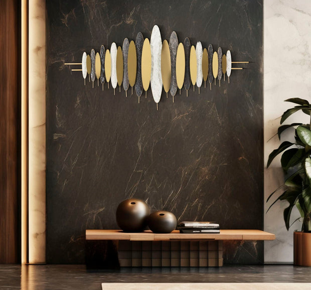 Wandpaneel Abstrakt Oligram Bunt – Wanddeko