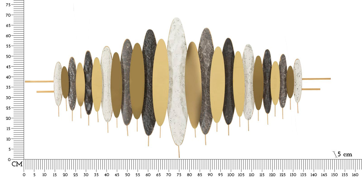 Wandpaneel Abstrakt Oligram Bunt – Wanddeko