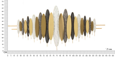 Wandpaneel Abstrakt Oligram Bunt – Wanddeko