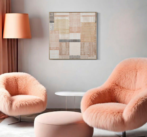 Wandbild Linien 60 cm – Leinwandbild Deko