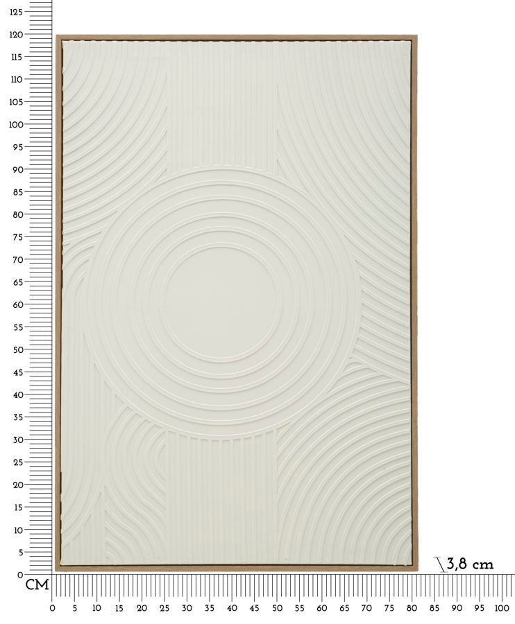 Wandbild Schlicht Linien 120 cm A – Leinwandbild Deko