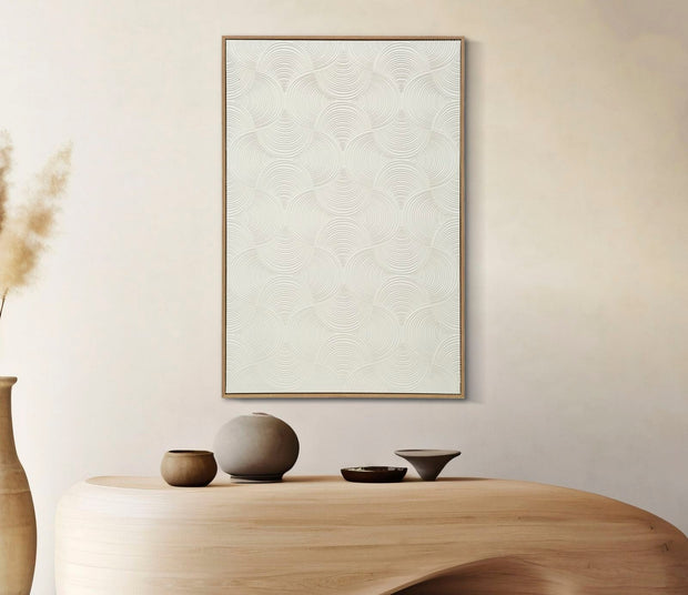Wandbild Schlicht Linien 120 cm B – Leinwandbild Deko