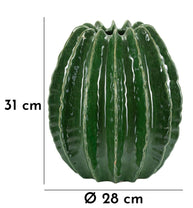 Blumenvase Kaktus Grün 31 cm