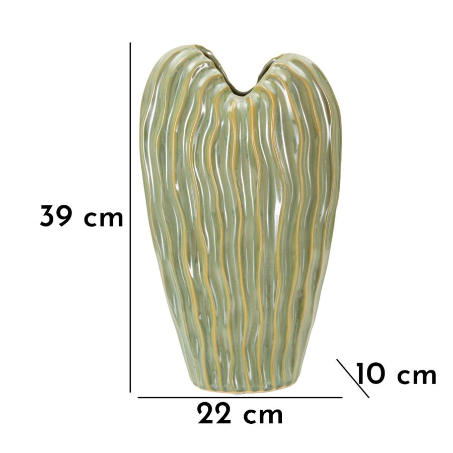 Blumenvase Venice Grün – Dekovase