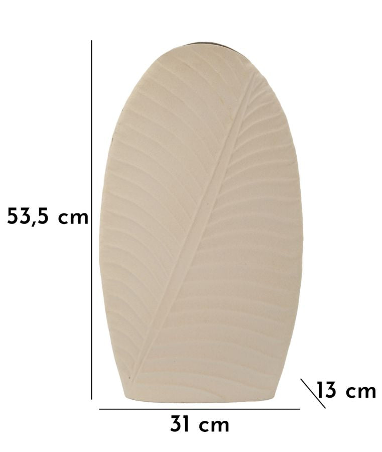 Blumenvase Dünen Creme 53,5 cm – Dekovase