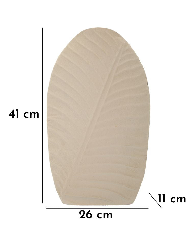 Blumenvase Dünen Creme 41 cm – Dekovase