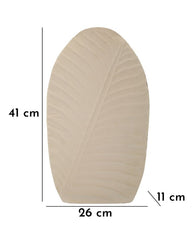 Blumenvase Dünen Creme 41 cm – Dekovase