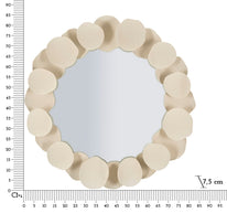 Spiegel Rund Dune Creme 85 cm