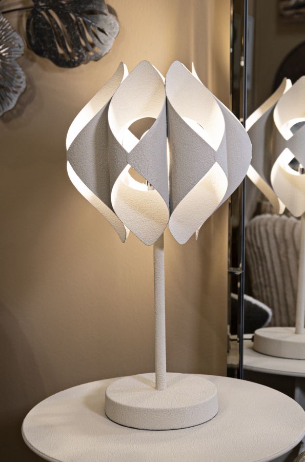Tischlampe Creme 57 cm – Tischleuchte