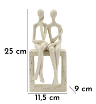 Stons Paar Creme – Skulptur Deko