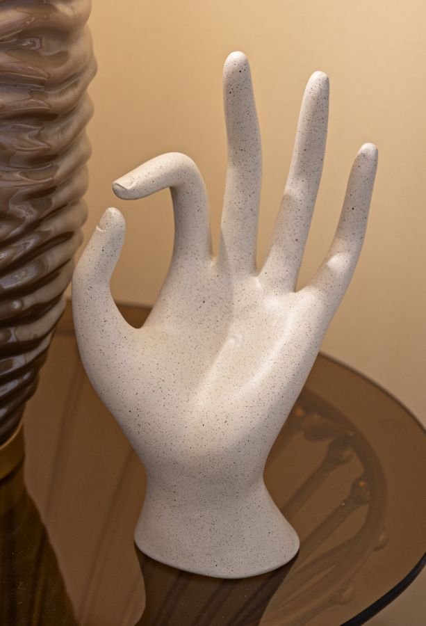 Dekofigur Hand OK – Skulptur Deko
