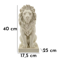 Stons Löwe Creme – Skulptur Deko