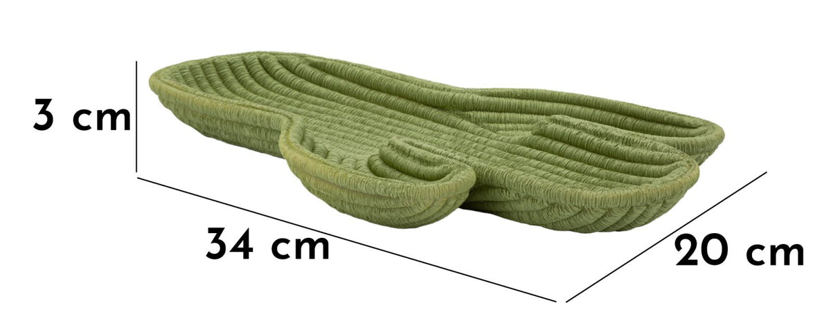 Dekotablett Kaktus Grün – Serviertablett