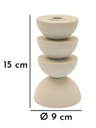 Kerzenhalter Dünen Creme Kompakt – Kerzenhalter