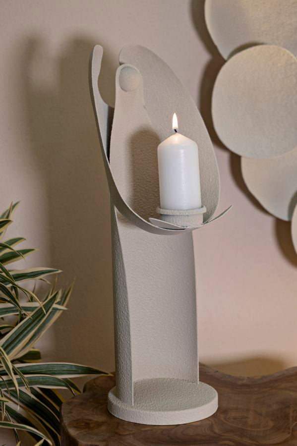 Kerzenhalter Engel Creme 37,5 cm – Kerzenhalter