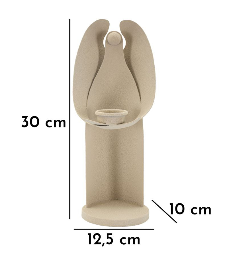 Kerzenhalter Engel Creme 30 cm – Kerzenhalter