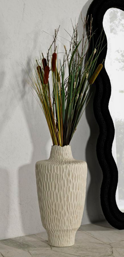 Blumenvase Schatten Creme 57 cm