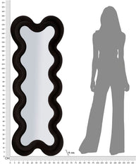 Wandspiegel Monica Schwarz 160 cm