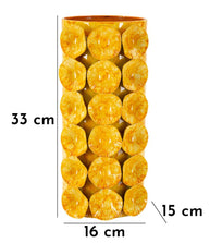 Blumenvase Tropfen Gelb – Dekovase