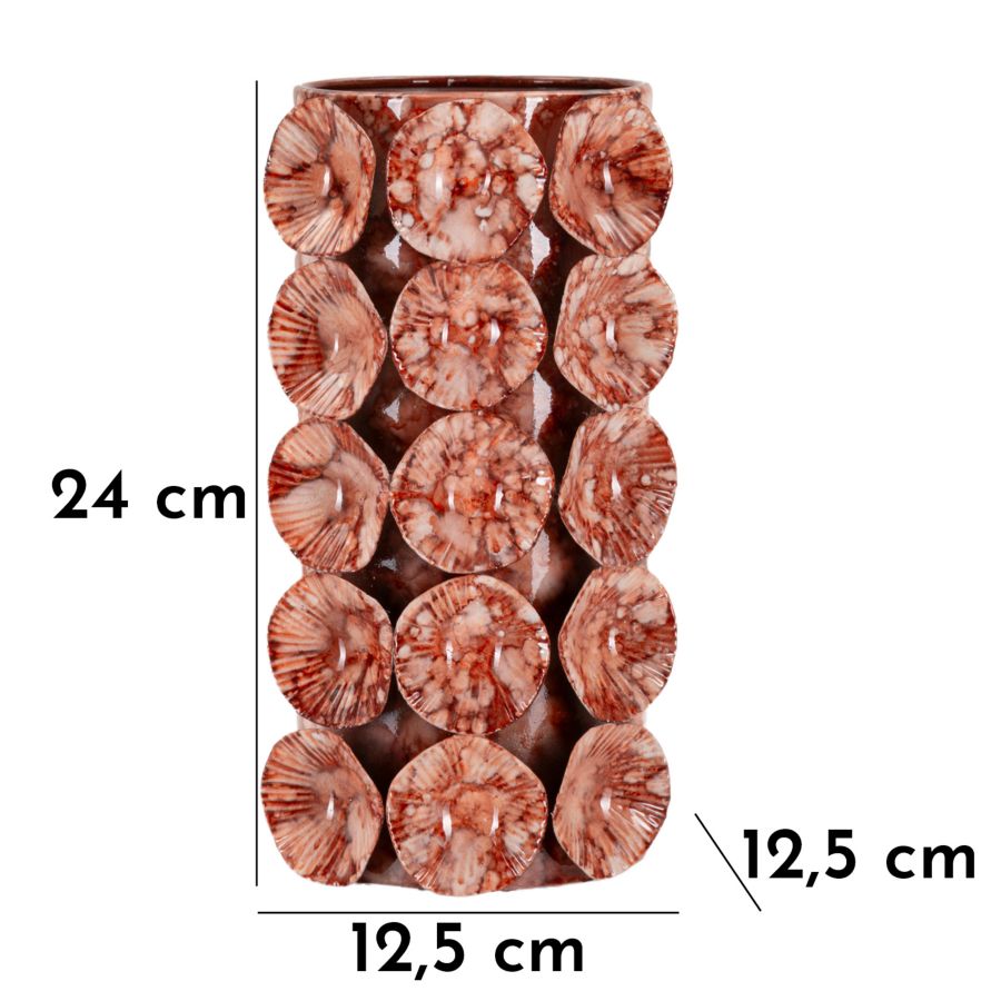 Blumenvase Tropfen Rot – Dekovase