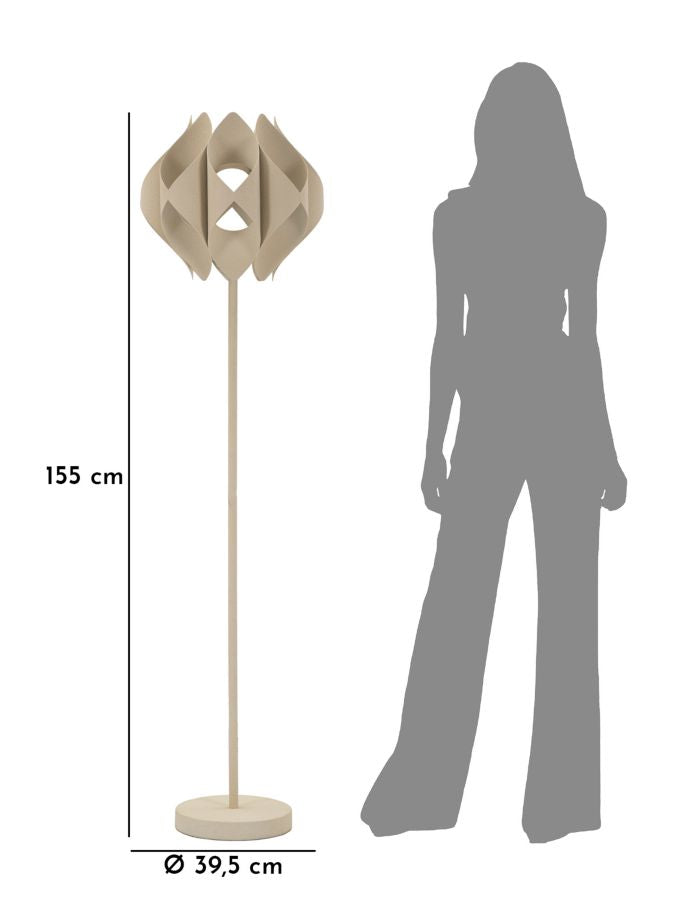 Stehlampe Creme 155 cm – Stehleuchte
