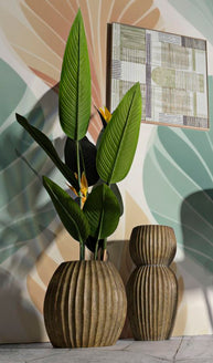 Blumenvase Brise Grün 32,5 cm