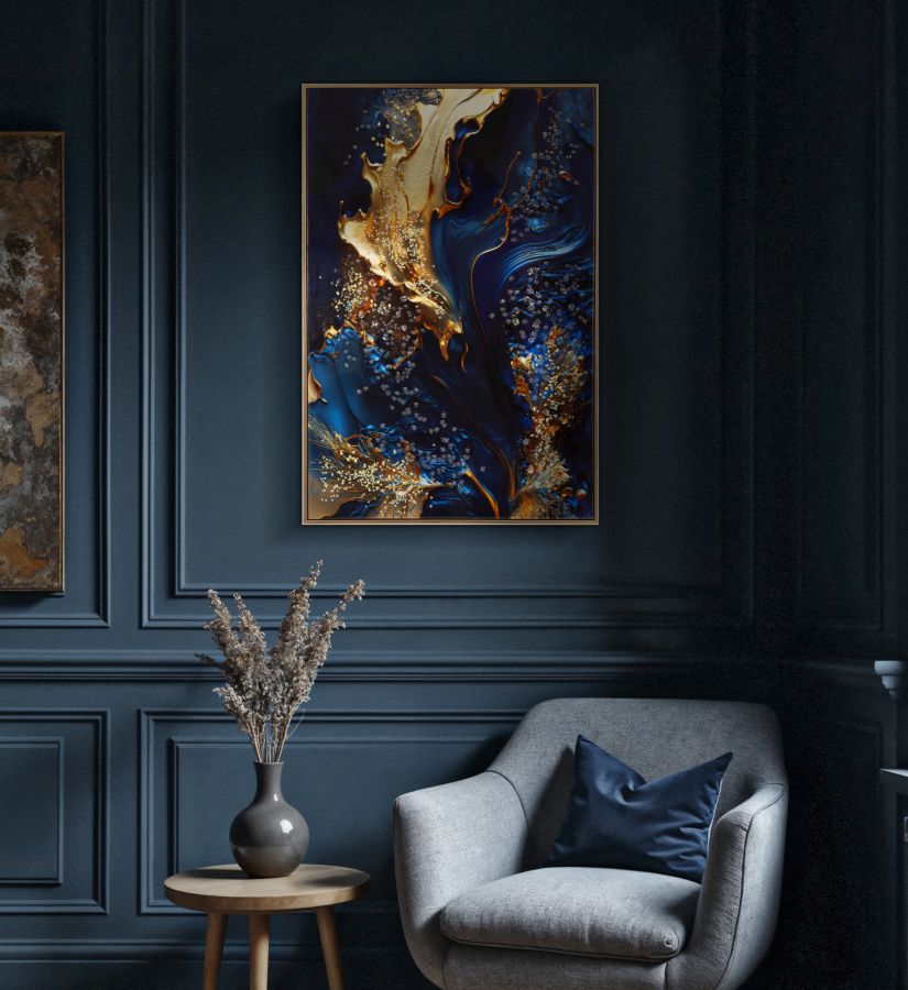 Wandbild Galaxie 90 cm A – Leinwandbild Deko