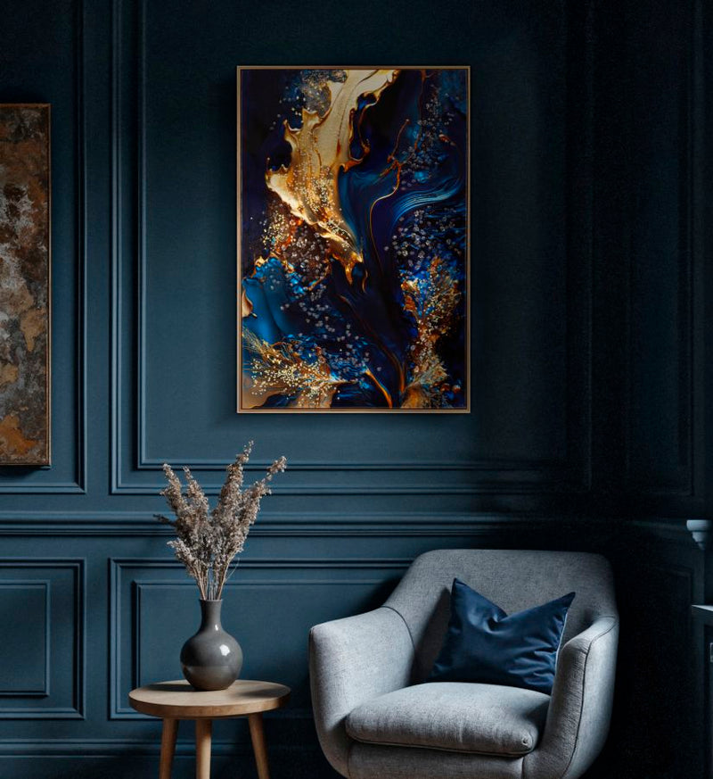 Wandbild Galaxie 90 cm A – Leinwandbild Deko