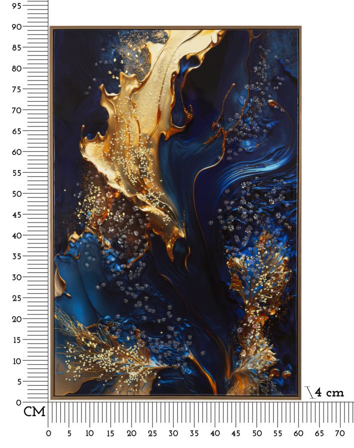 Wandbild Galaxie 90 cm A – Leinwandbild Deko