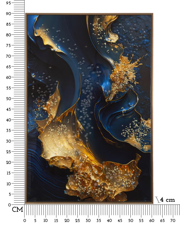 Wandbild Galaxie 90 cm B – Leinwandbild Deko