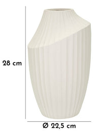 Blumenvase Eis Creme 38 cm