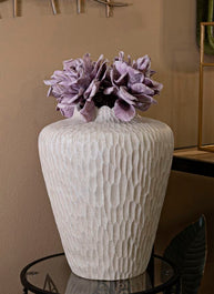 Blumenvase Schatten Creme 40 cm