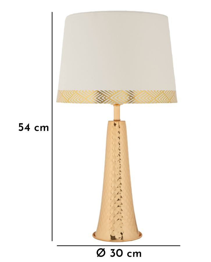 Tischlampe Gold 54 cm – Tischleuchte