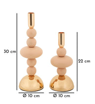 Kerzenständer Galaxy Rosa Gold 2er Set – Kerzenhalter Deko