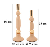 Kerzenständer Strek Rosa Gold 2er Set – Kerzenhalter Deko