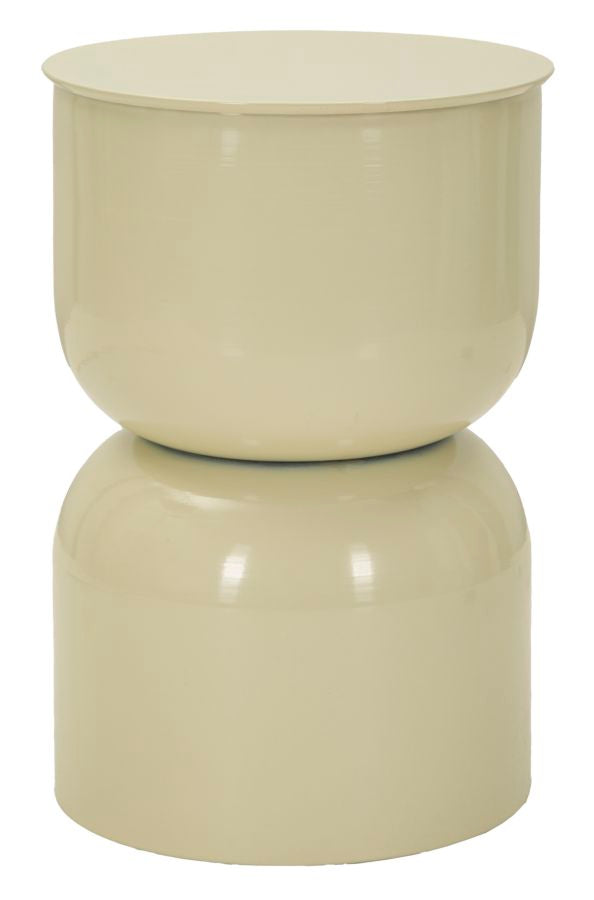 Beistelltisch Oyi Creme Rund – Couchtisch Deko