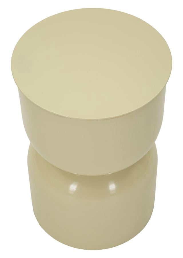 Beistelltisch Oyi Creme Rund – Couchtisch Deko