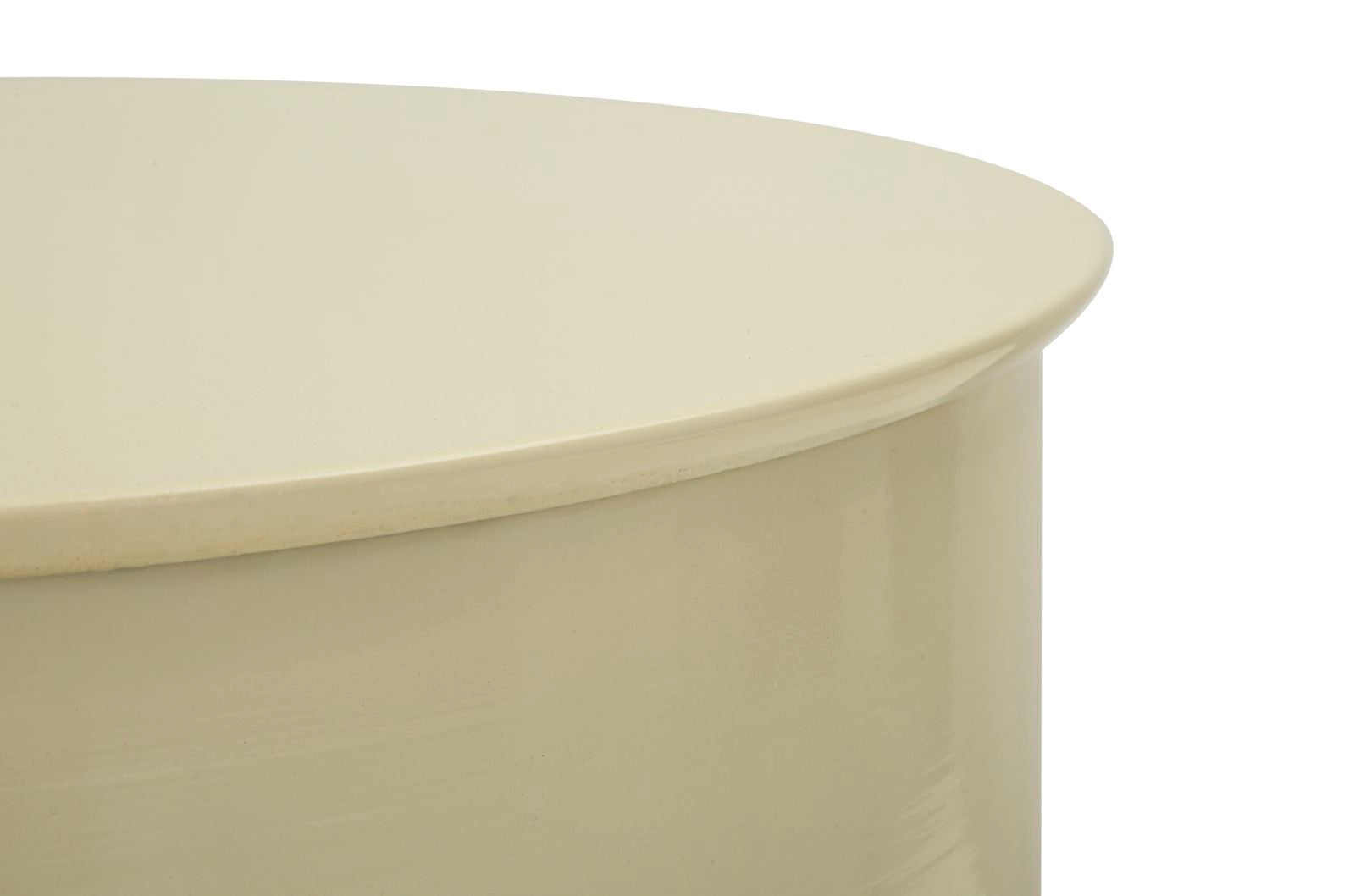 Beistelltisch Oyi Creme Rund – Couchtisch Deko