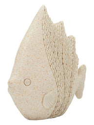 Dekofigur Fisch Beige 16,8 cm – Tierfigur