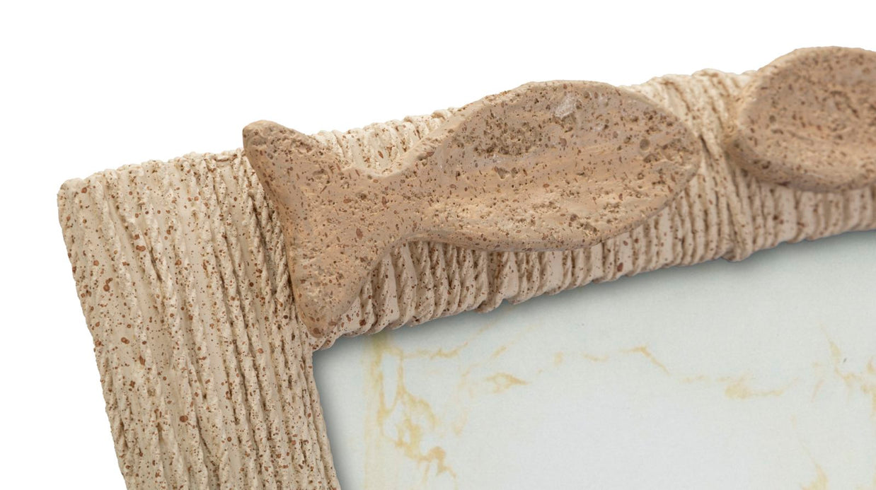 Bilderrahmen Welle Beige Groß – Fotorahmen Deko