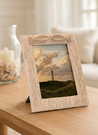 Bilderrahmen Welle Beige Klein – Fotorahmen Deko