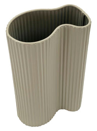 Vase Frankfurt Weiß Wellen – Blumenvase Deko