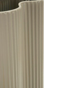 Vase Frankfurt Weiß Wellen – Blumenvase Deko