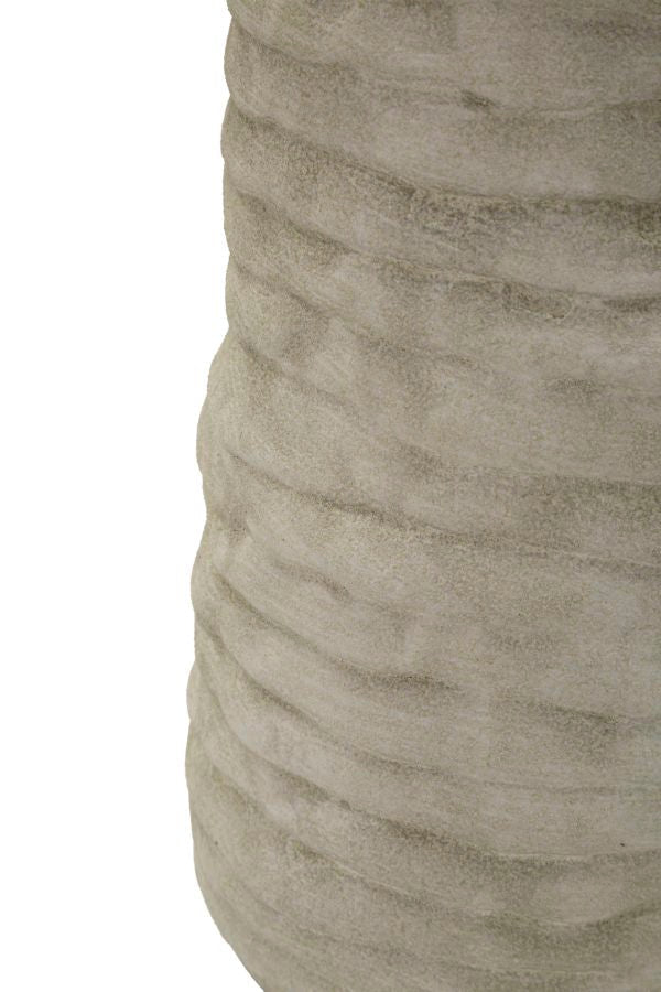 Vase Lima Grau Gold Offen Klein – Blumenvase Deko