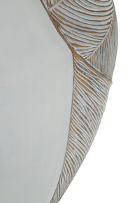 Vase Ho Chi Minh Wellen Weiß Groß – Blumenvase Deko