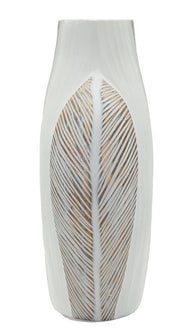 Vase Ho Chi Minh Wellen Weiß Klein – Blumenvase Deko