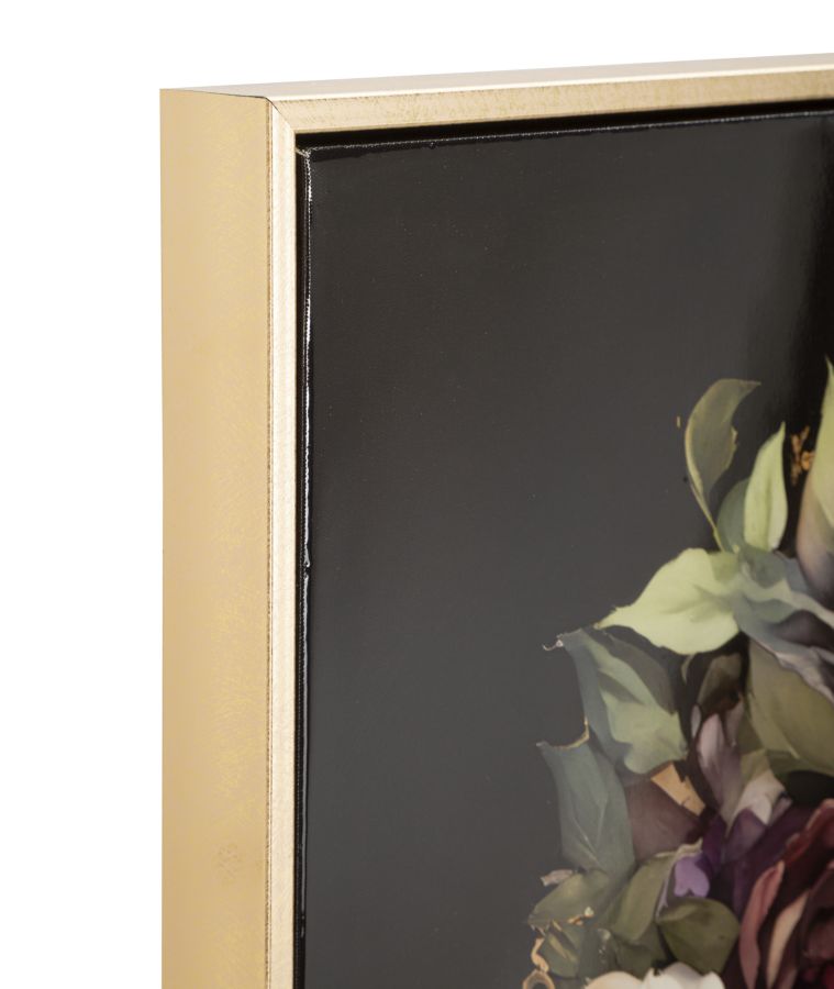 Wandbild Orient Floral 92 cm – Leinwandbild Deko