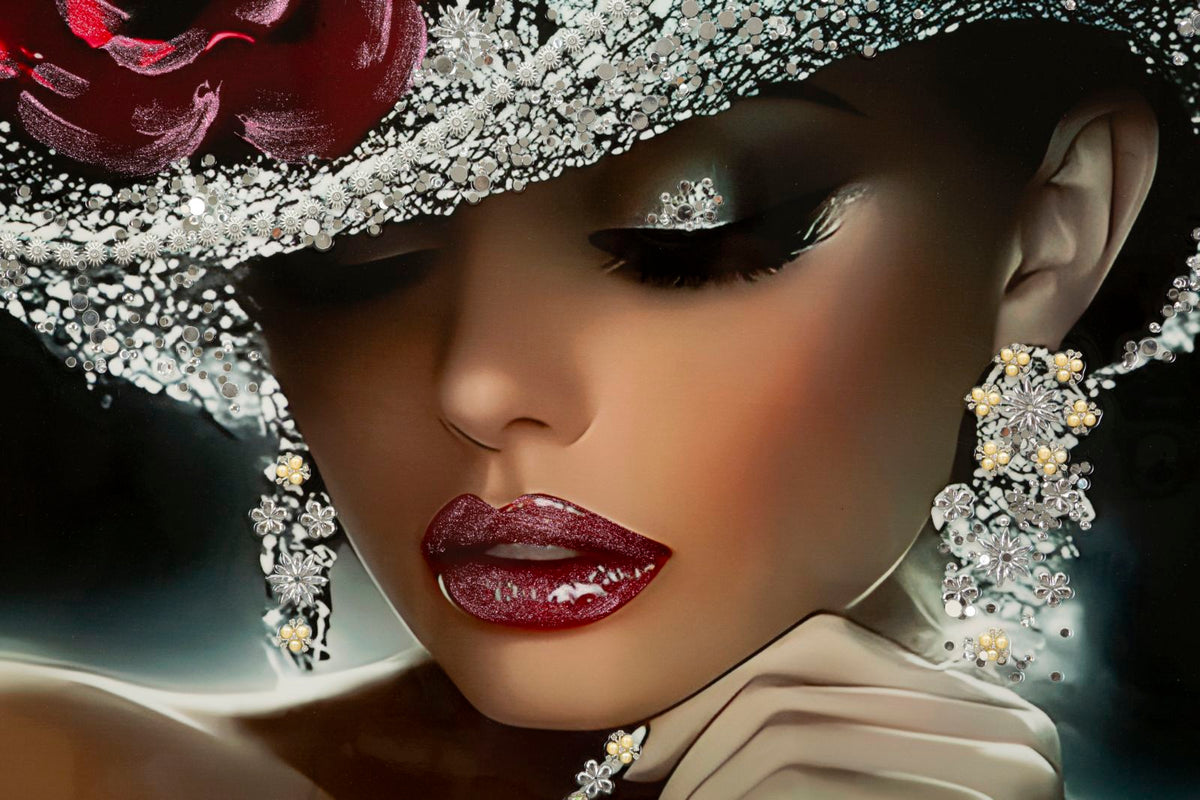Wandbild Frau 152 cm – Leinwandbild Deko