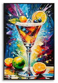 Wandbild Cocktail 92 cm – Leinwandbild Deko